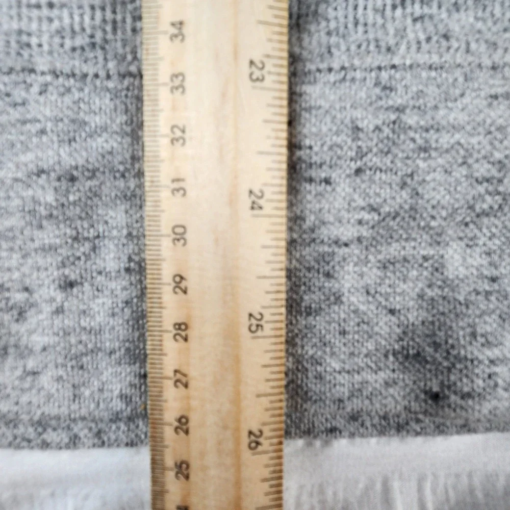 Banana Republic Mens Large Waffle Knit Textured Shirt Gray Crewneck L